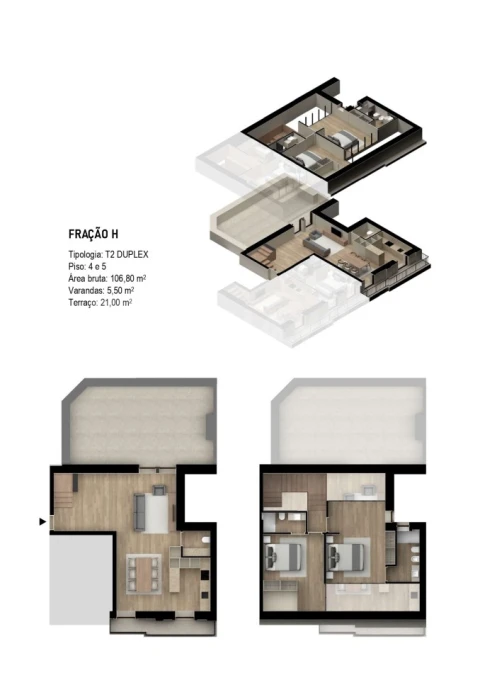 Apartamento T2 para Venda em Santa Maria Maior e Monserrate e Meadela