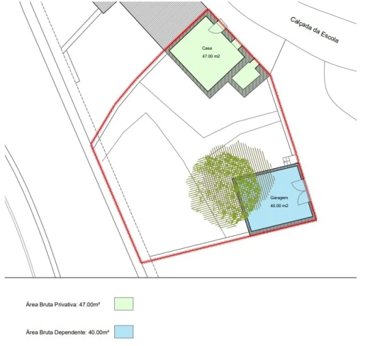 Moradia T2 para Venda em Caminha (Matriz) e Vilarelho Planta 1