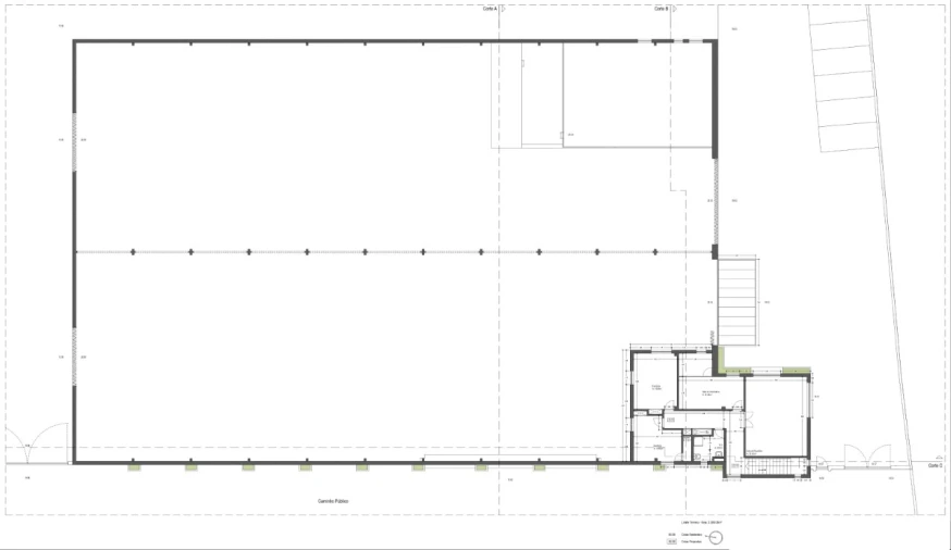 Armazém para Arrendamento em Seixas Planta 2