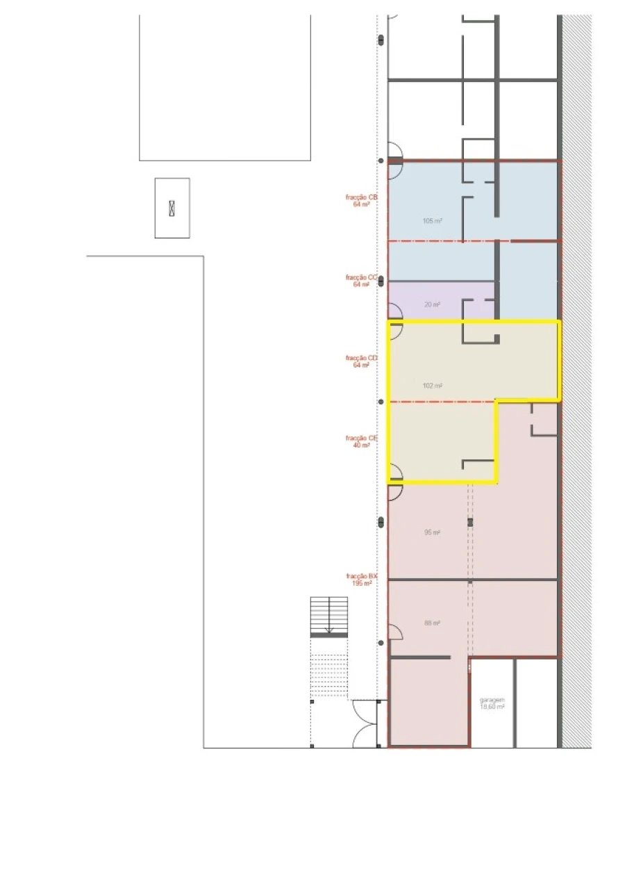 Loja para Venda em Moledo e Cristelo Planta 1