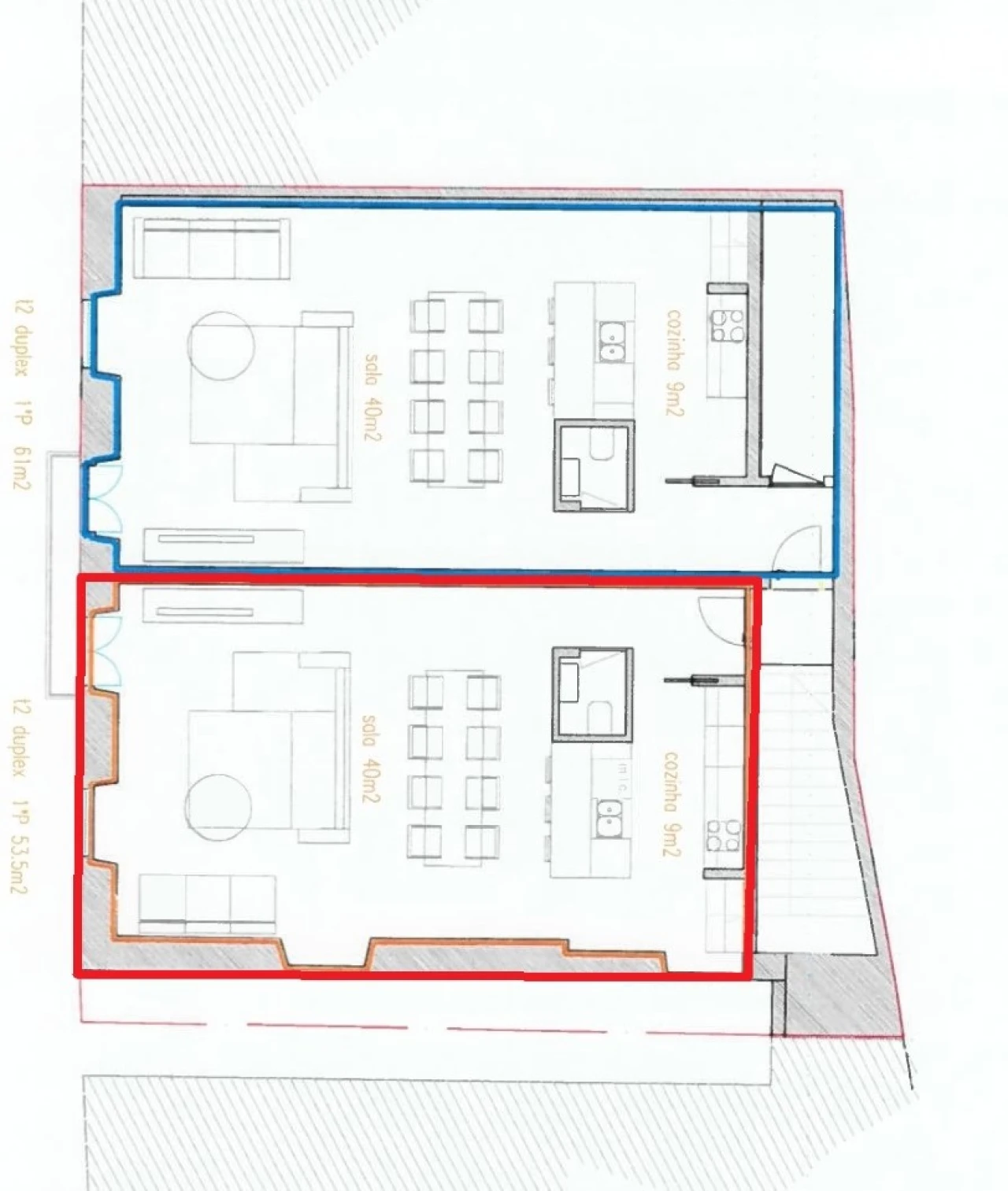 Apartamento T2 para Venda em Caminha (Matriz) e Vilarelho Planta 2