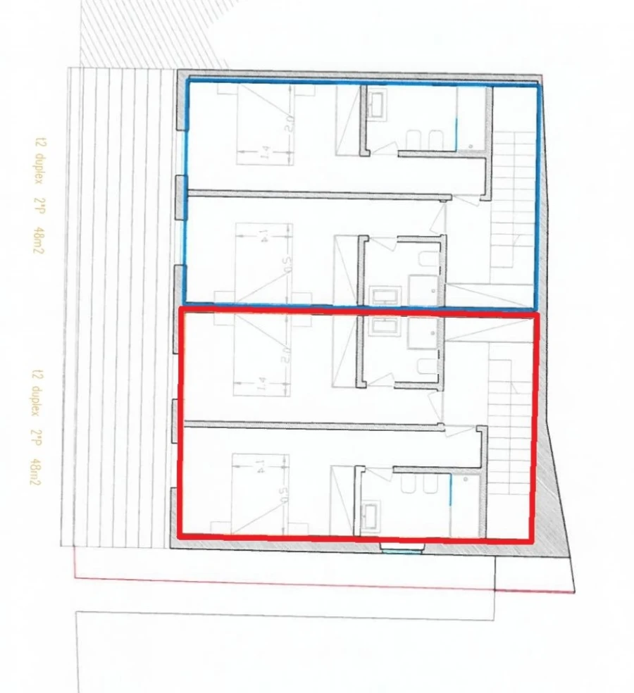 Apartamento T2 para Venda em Caminha (Matriz) e Vilarelho Planta 1