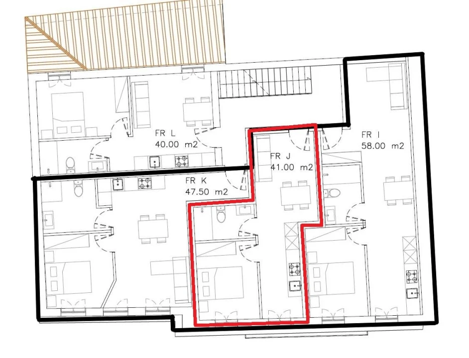 Apartamento T1 para Venda em Monção e Troviscoso Planta 2