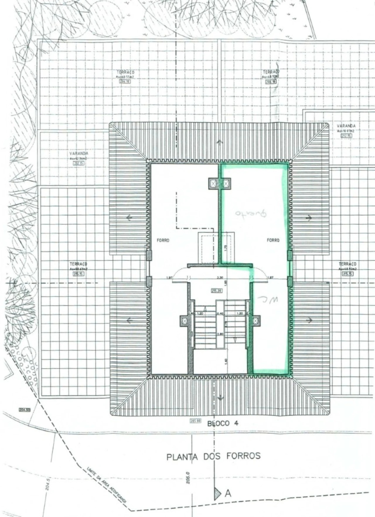 Apartamento T2 para Venda em Santa Maria e São Miguel, São Martinho, São Pedro Penaferrim Planta 2