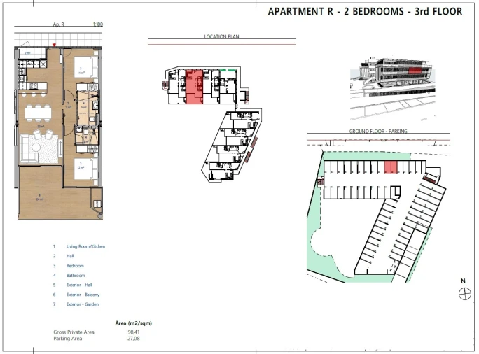 Apartamento T2 para Venda em Albufeira e Olhos de Água Planta 2