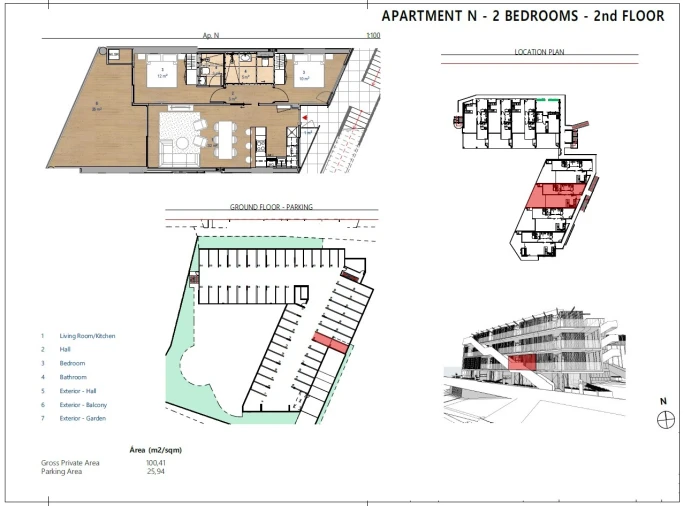 Apartamento T2 para Venda em Albufeira e Olhos de Água Planta 2