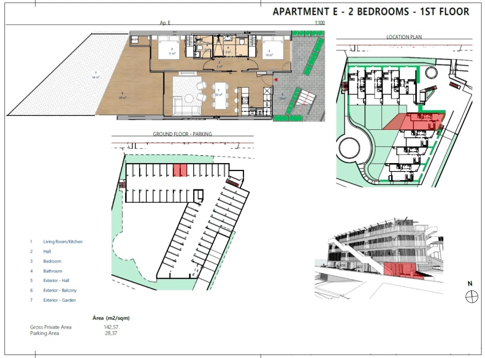 Apartamento T2 para Venda em Albufeira e Olhos de Água Planta 2