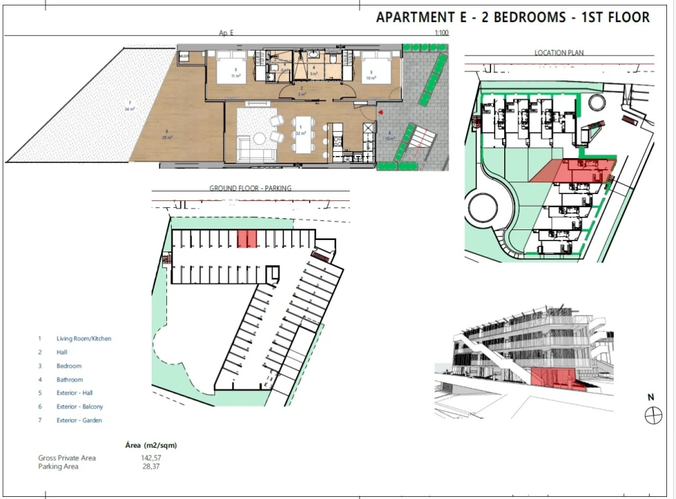 Apartamento T2 para Venda em Albufeira e Olhos de Água Planta 2