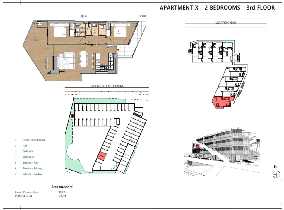 Apartamento T2 para Venda em Albufeira e Olhos de Água Planta 2