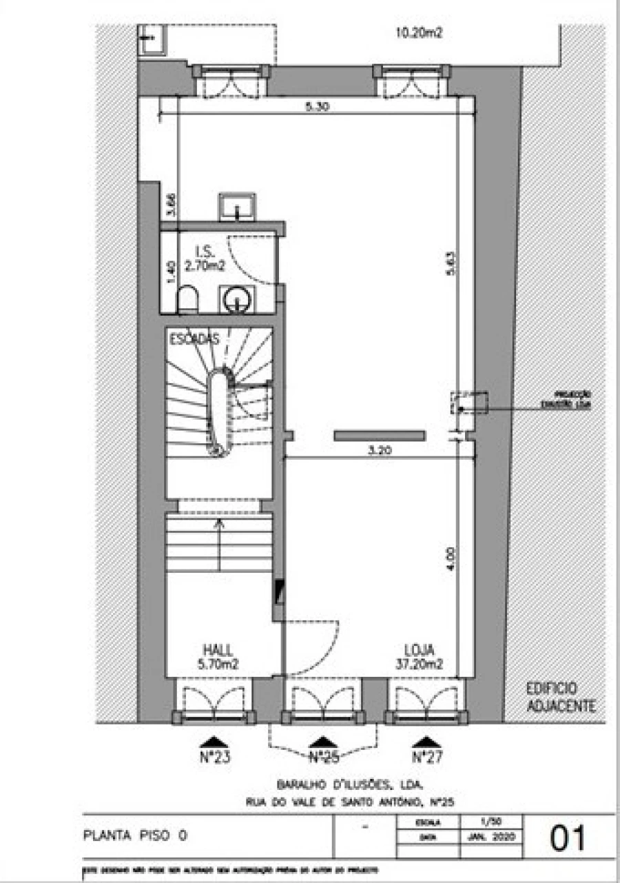 Apartamento T2 para Venda em São Vicente Planta 1
