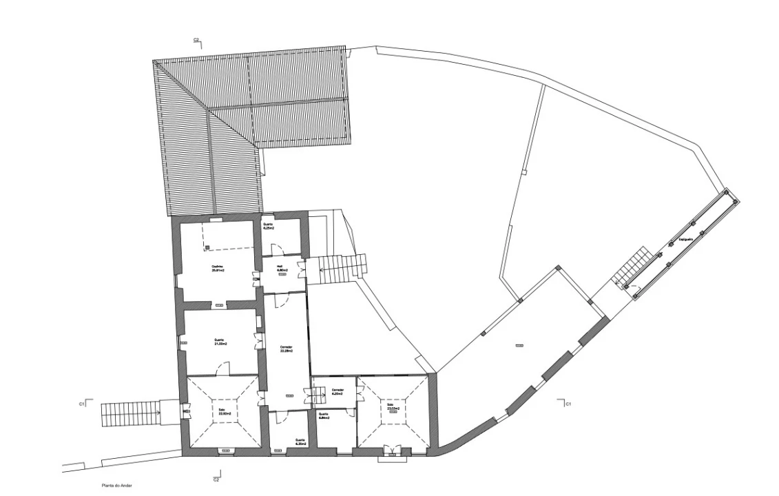 Moradia para Venda em Vila Cova e Feitos Planta 4