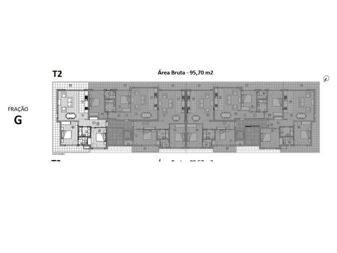 Apartamento T2 para Venda em Atouguia da Baleia Planta 1