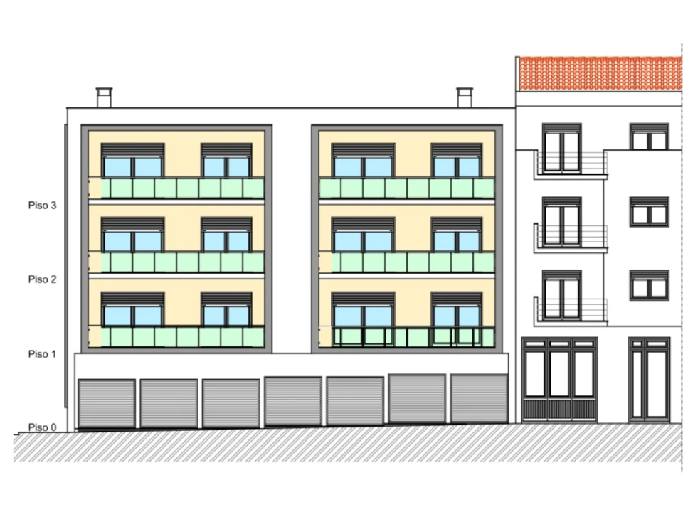 Apartamento T2 para Venda em Nossa Senhora do Pópulo, Coto e São Gregório Planta 3