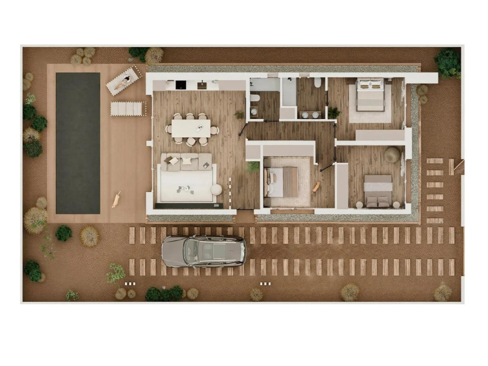 Moradia T3 para Venda em Nadadouro Planta 2