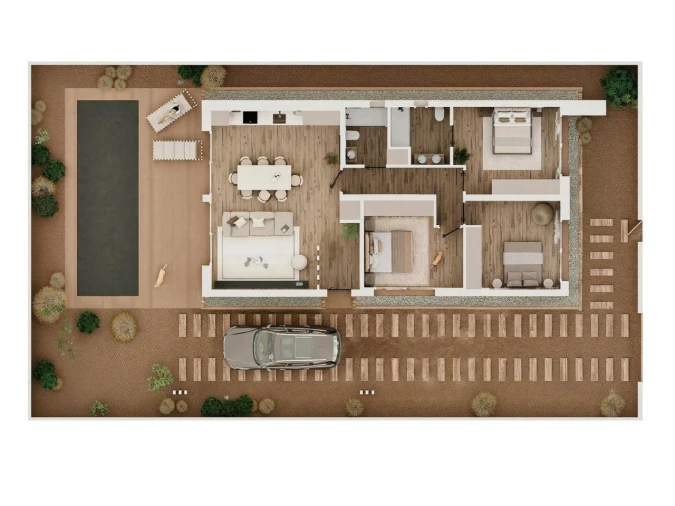 Moradia T3 para Venda em Nadadouro Planta 2