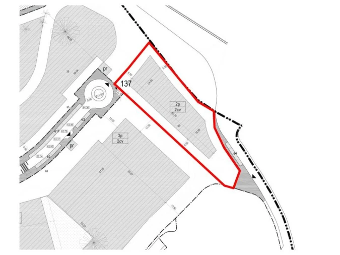 Terreno Comércio / Armazém para Venda em Albufeira e Olhos de Água Planta 1