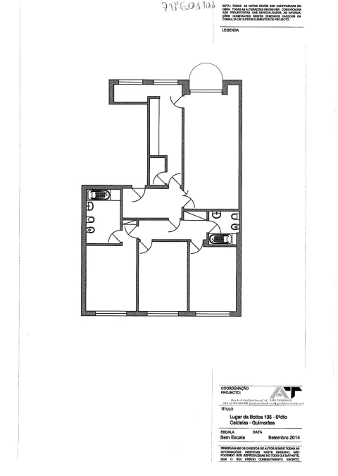 Apartamento T3 para Venda em Caldelas