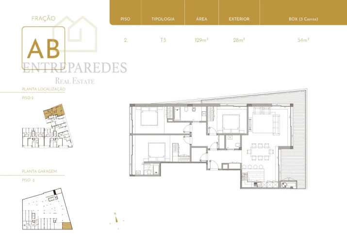 Apartamento T3 para Venda em São Felix da Marinha Foto 16