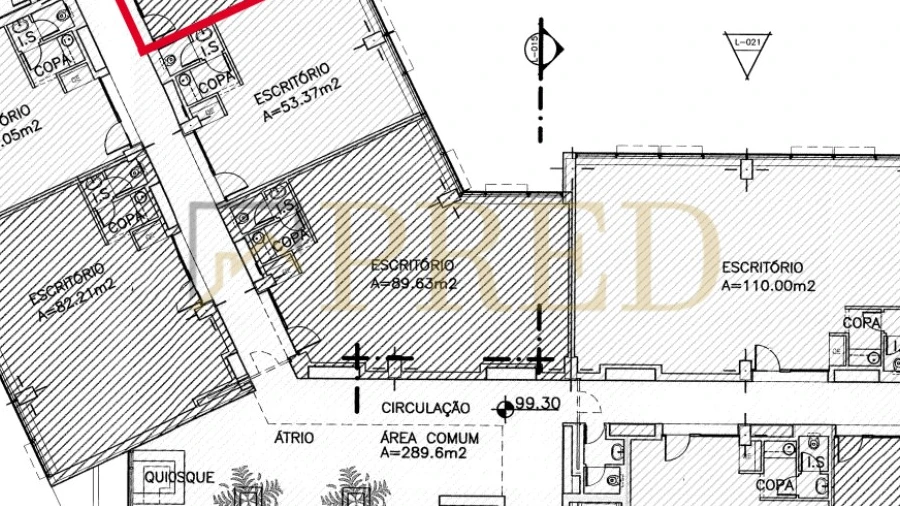 Escritório para Arrendamento em Santa Marinha e São Pedro da Afurada