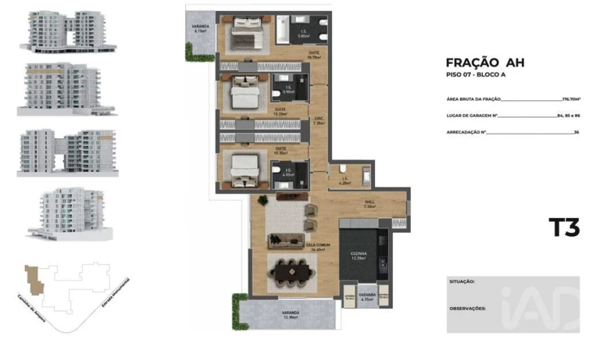 Apartamento T3 para Venda em São Martinho Foto 17