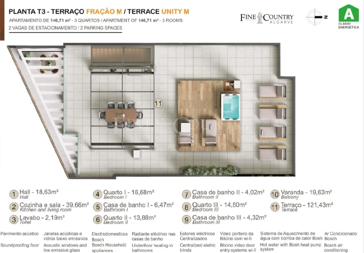 Apartamento T3 para Venda em Tavira (Santa Maria e Santiago) Foto 19