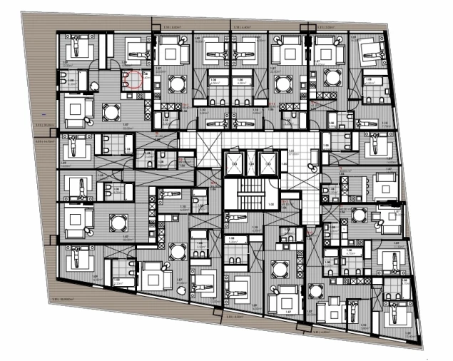 Apartamento T1 para Venda em Canidelo Planta 1