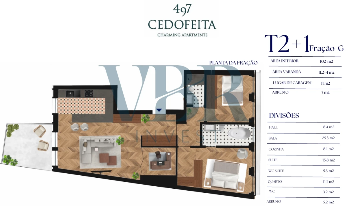 Apartamento T2 para Venda em Cedofeita, Santo Ildefonso, Sé, Miragaia, São Nicolau e Vitória Foto 6