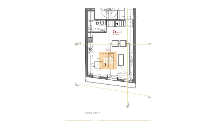 Apartamento T1 para Arrendamento em Cedofeita, Santo Ildefonso, Sé, Miragaia, São Nicolau e Vitória Foto 25
