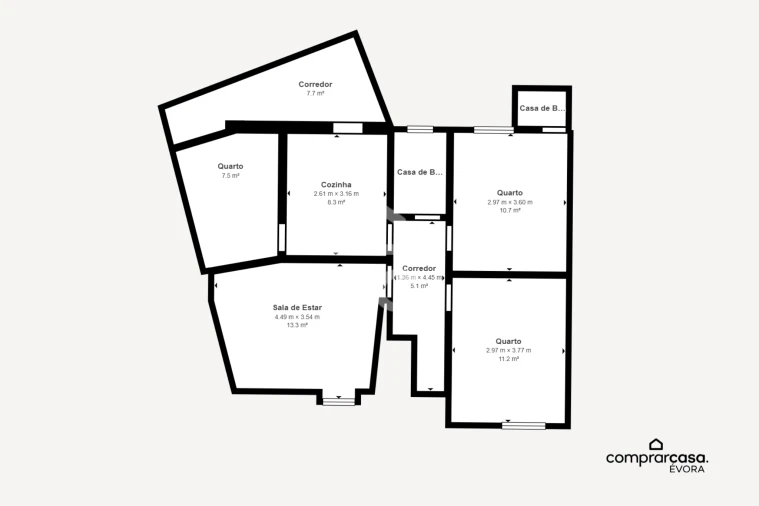 Moradia T3 para Venda em Arraiolos Foto 12