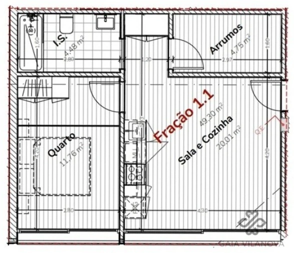 Apartamento T2 para Venda em Avintes Foto 8