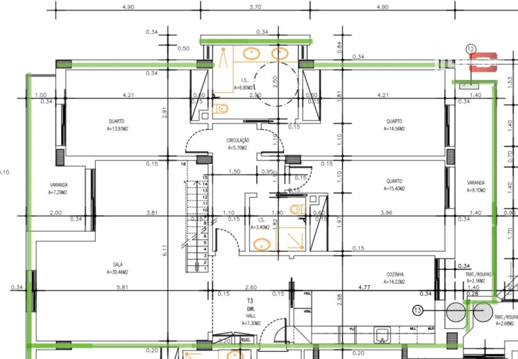 Apartamento T3 para Venda em Montijo e Afonsoeiro Foto 34