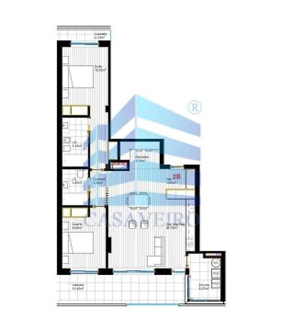 Apartamento T2 para Venda em Glória e Vera Cruz Foto 15