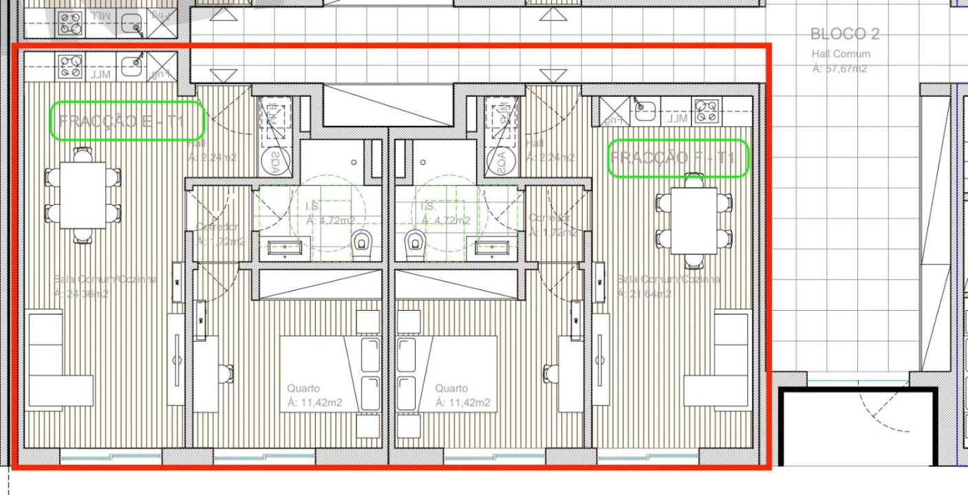 Apartamento T1 para Venda em Valença, Cristelo Covo e Arão Foto 10