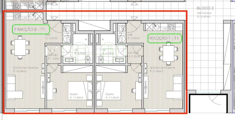 Apartamento T1 para Venda em Valença, Cristelo Covo e Arão Foto 10