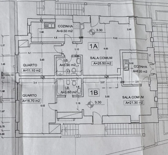 Apartamento T1 para Venda em Cascais e Estoril Planta 1