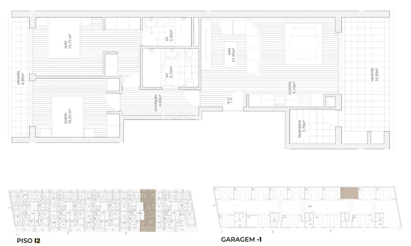 Apartamento T2 para Venda em Vila Nova de Cerveira e Lovelhe Foto 21