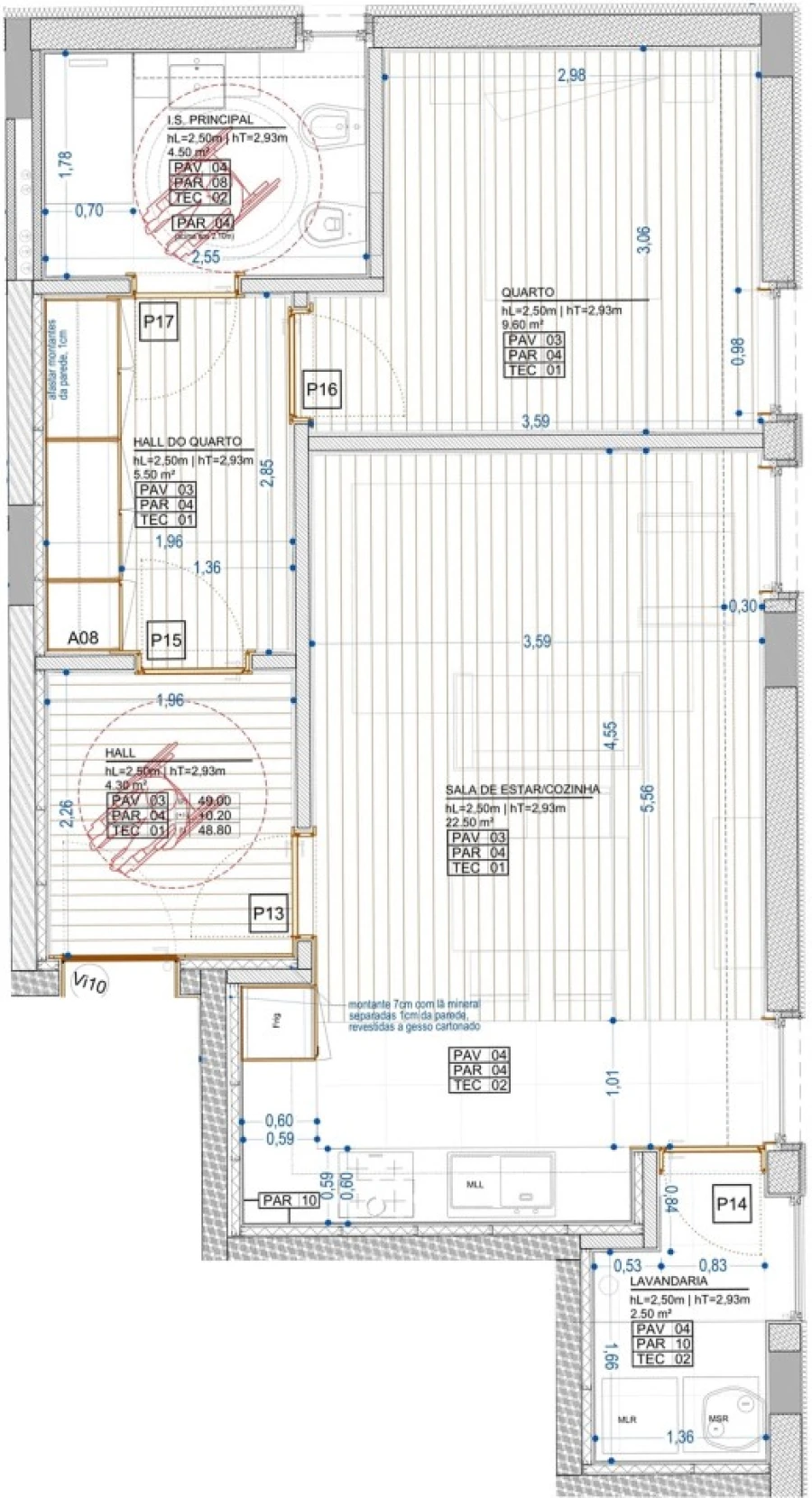 Apartamento T1 para Venda em Cidade da Maia Planta 1