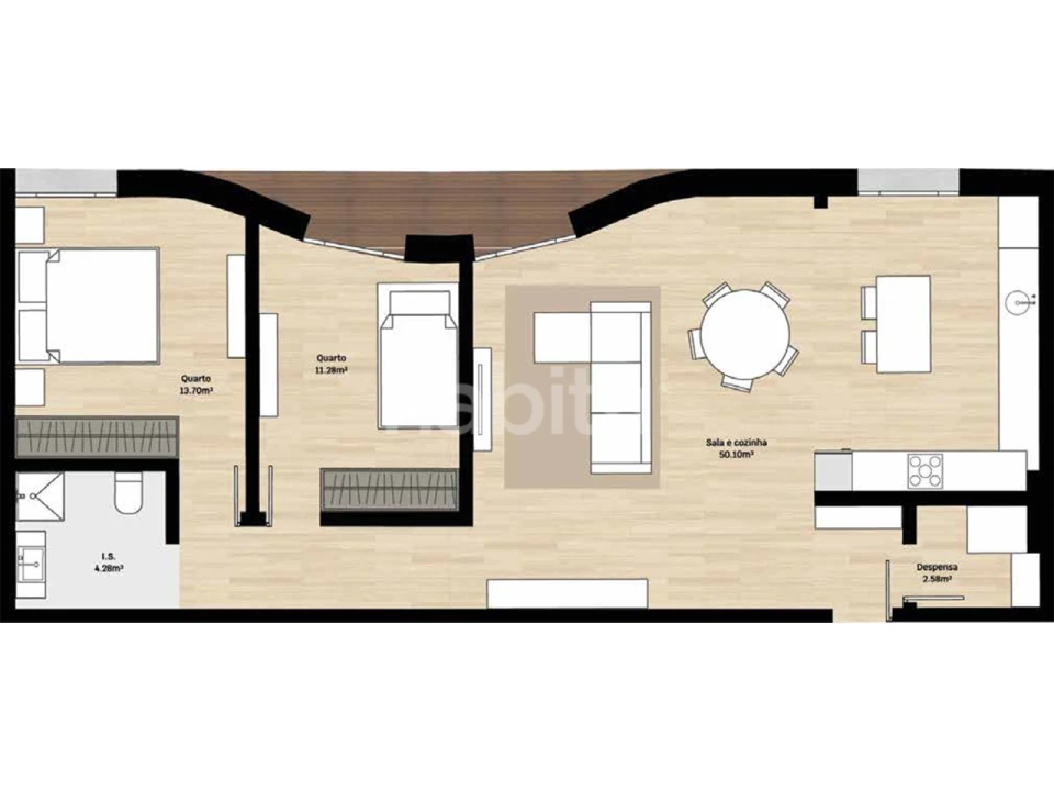 Apartamento T2 para Venda em Santa Clara e Castelo Viegas Foto 30