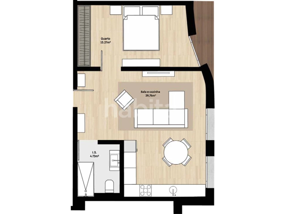 Apartamento T1 para Venda em Santa Clara e Castelo Viegas Foto 29