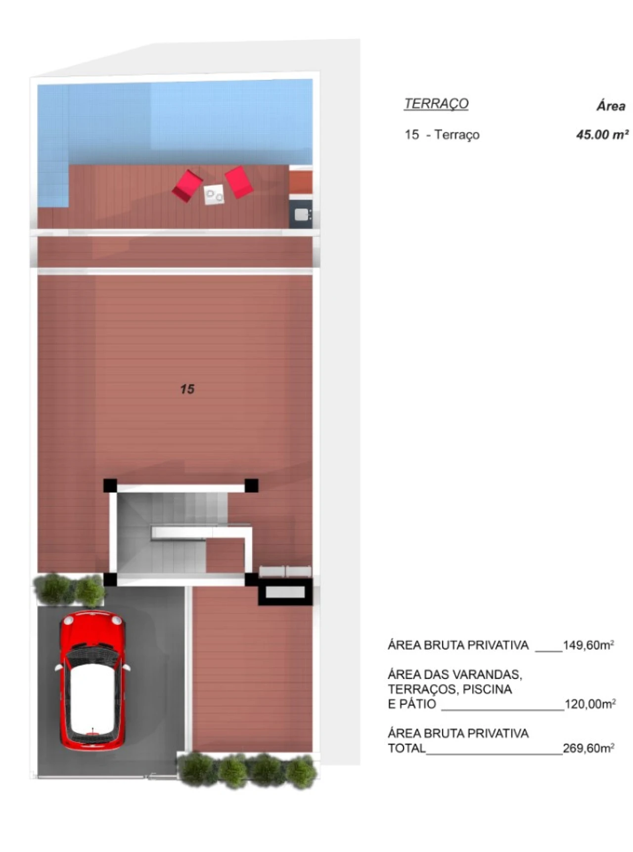 Moradia T3 para Venda em Moncarapacho e Fuseta Planta 2