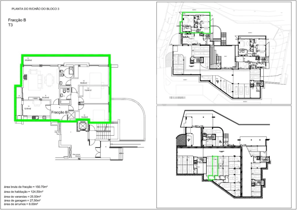 Apartamento T3 para Venda em Nossa Senhora da Conceição, São Pedro e São Dinis Foto 11