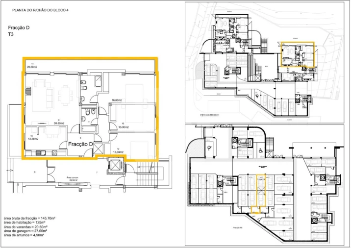Apartamento T3 para Venda em Nossa Senhora da Conceição, São Pedro e São Dinis Foto 12