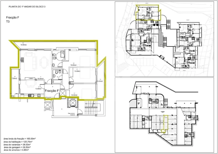 Apartamento T3 para Venda em Nossa Senhora da Conceição, São Pedro e São Dinis Foto 13