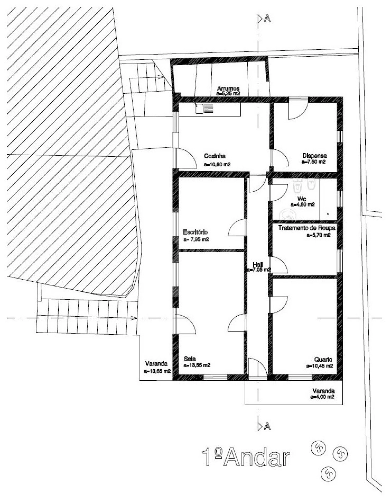 Moradia T2 para Venda em Parada de Cunhos Foto 2