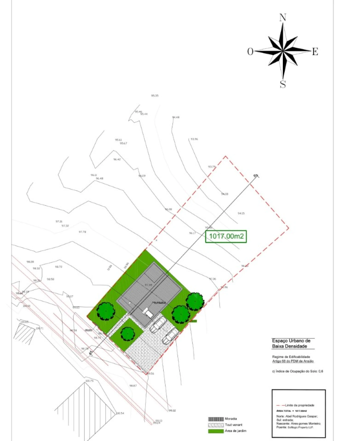 Terreno para Venda em Pousaflores Planta 3