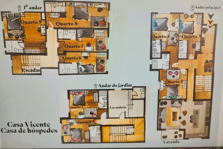 Moradia T12 para Venda em Santo Antonio dos Olivais Planta 1
