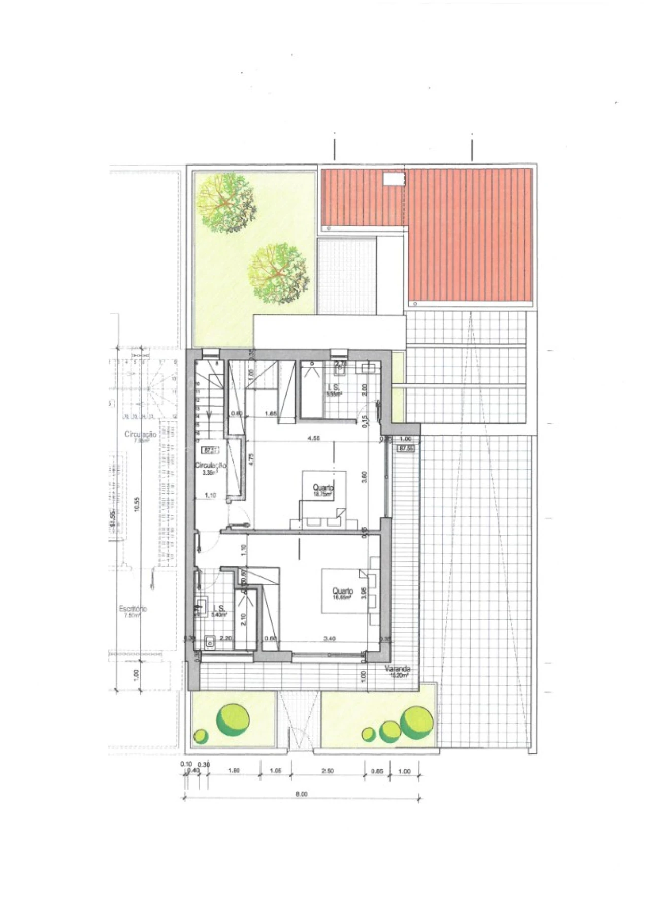 Moradia T3 para Venda em Encarnação Planta 2
