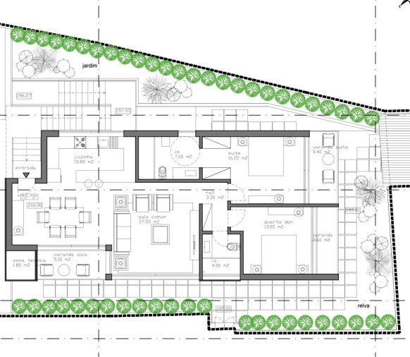 Apartamento T2 para Venda em Funchal (Santa Maria Maior) Planta 1