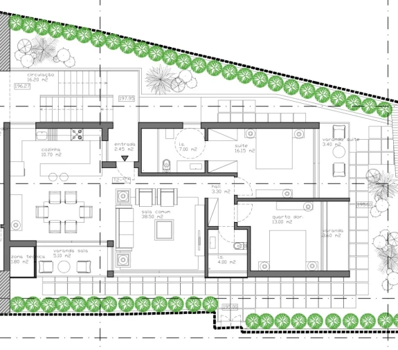 Apartamento T2 para Venda em Funchal (Santa Maria Maior) Planta 1