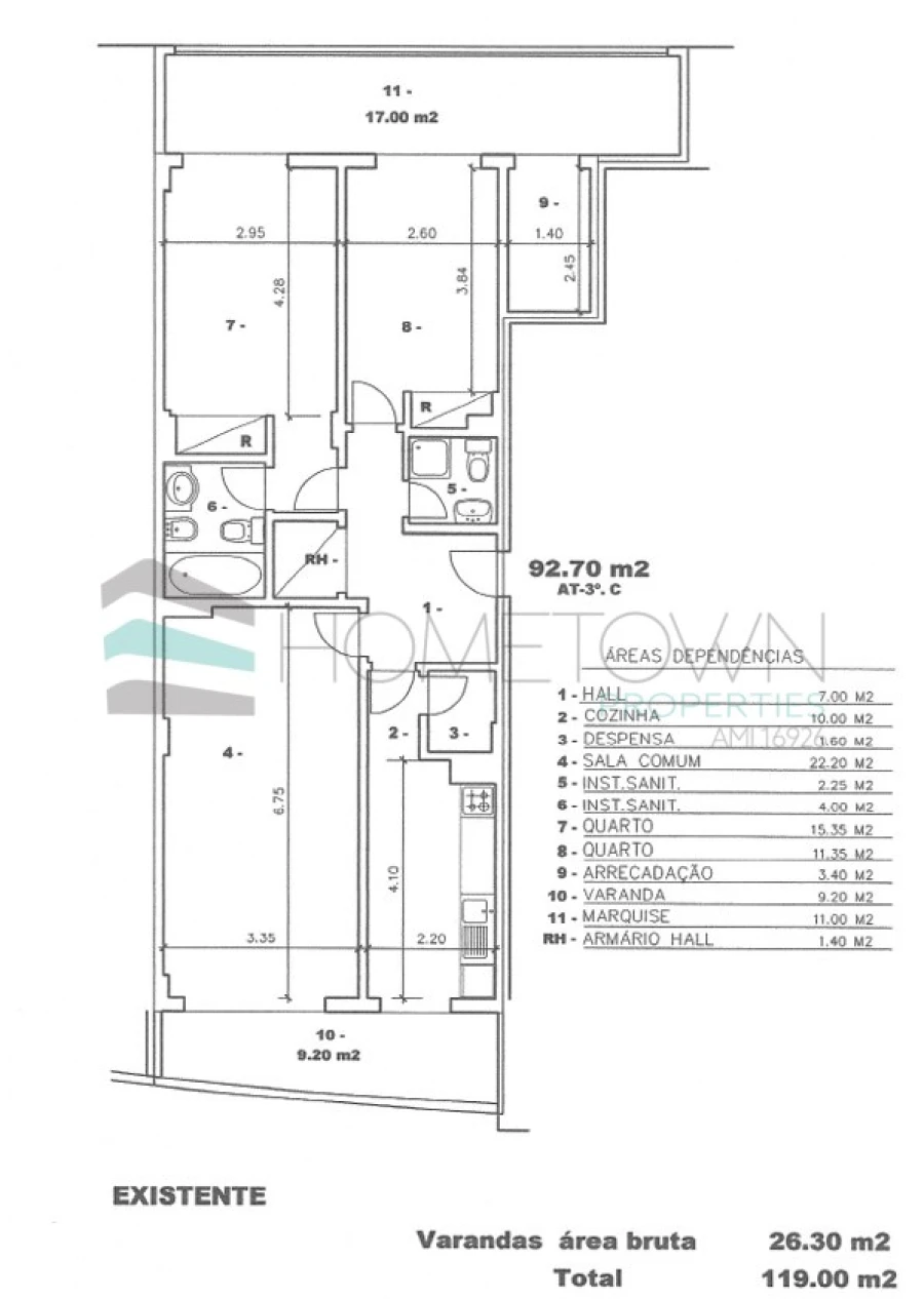 Apartamento T2 para Venda em Quarteira Foto 29